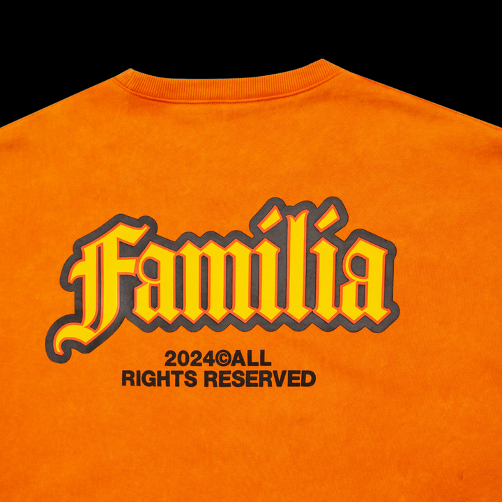 J BALVIN X CHEETOS LA FAMILIA CREWNECK ORANGE