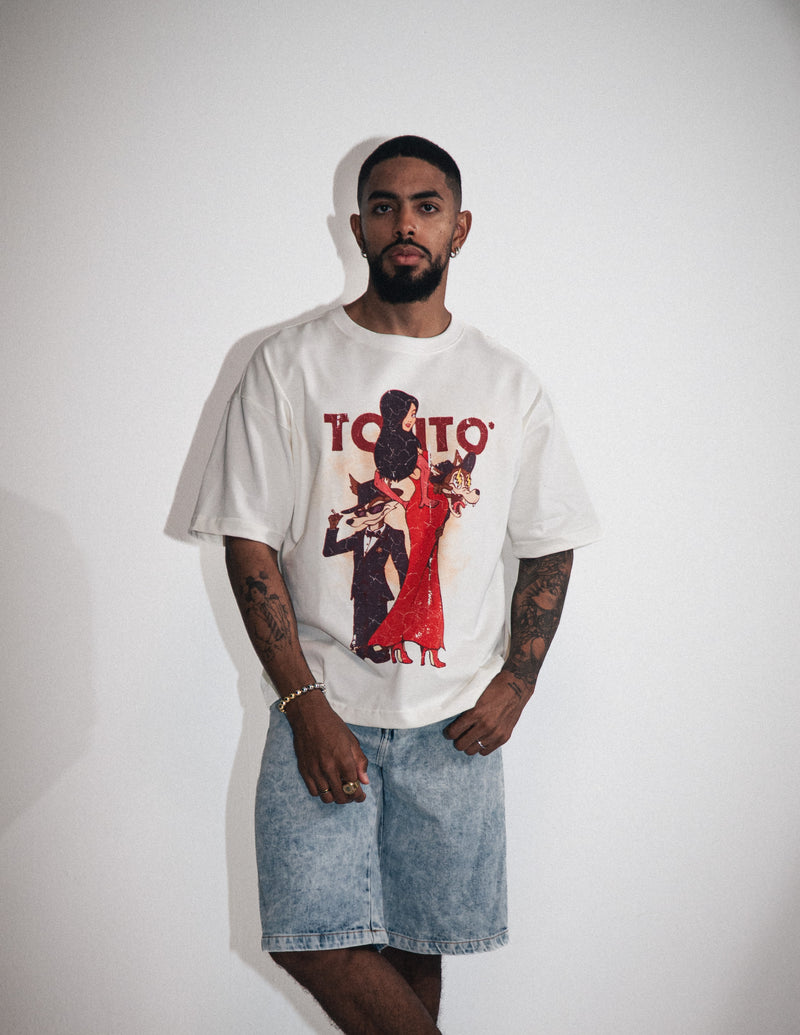 TONTO GRAPHIC T-SHIRT IVORY