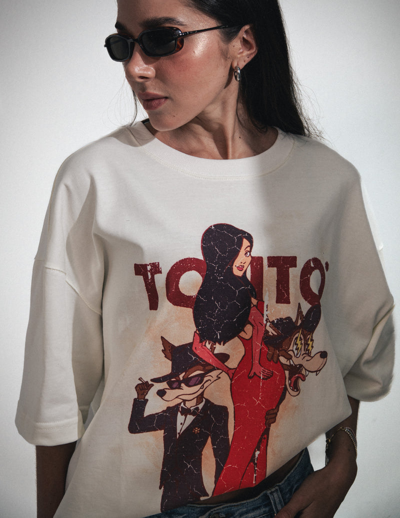 TONTO GRAPHIC T-SHIRT IVORY