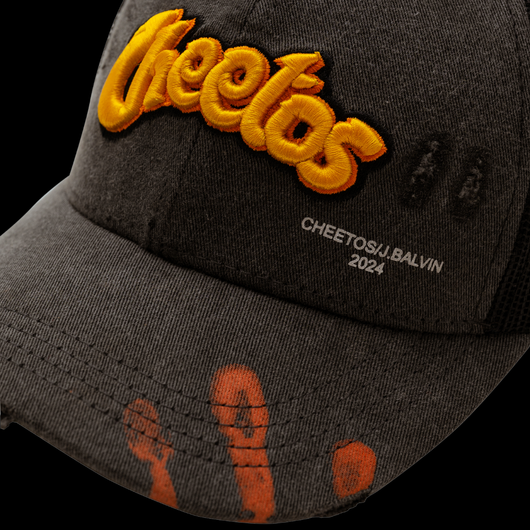 J BALVIN X CHEETOS CAP BLACK