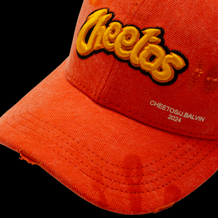 J BALVIN X CHEETOS CAP BLACK ORANGE