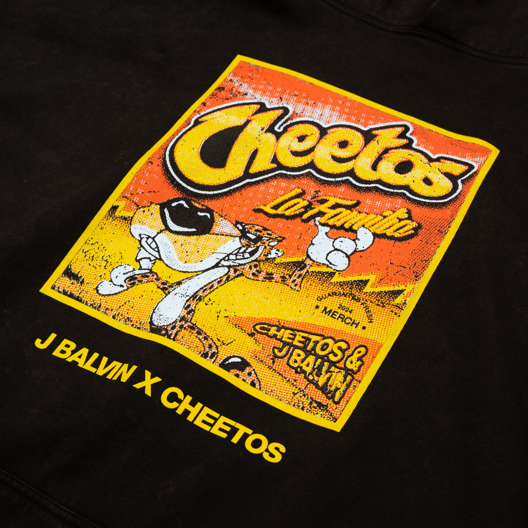 J Balvin x Cheetos Flavored Familia Hoodie Black