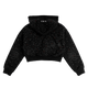 OMERTÁ BLACK CROP HOODIE