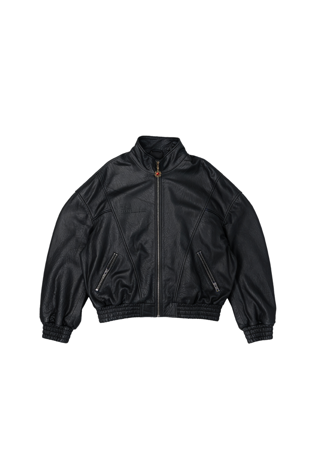 VERGELMER ブラックメタル　BLACKL J Balvin Shop | OMERTA BLACK LEATHER JACKET
