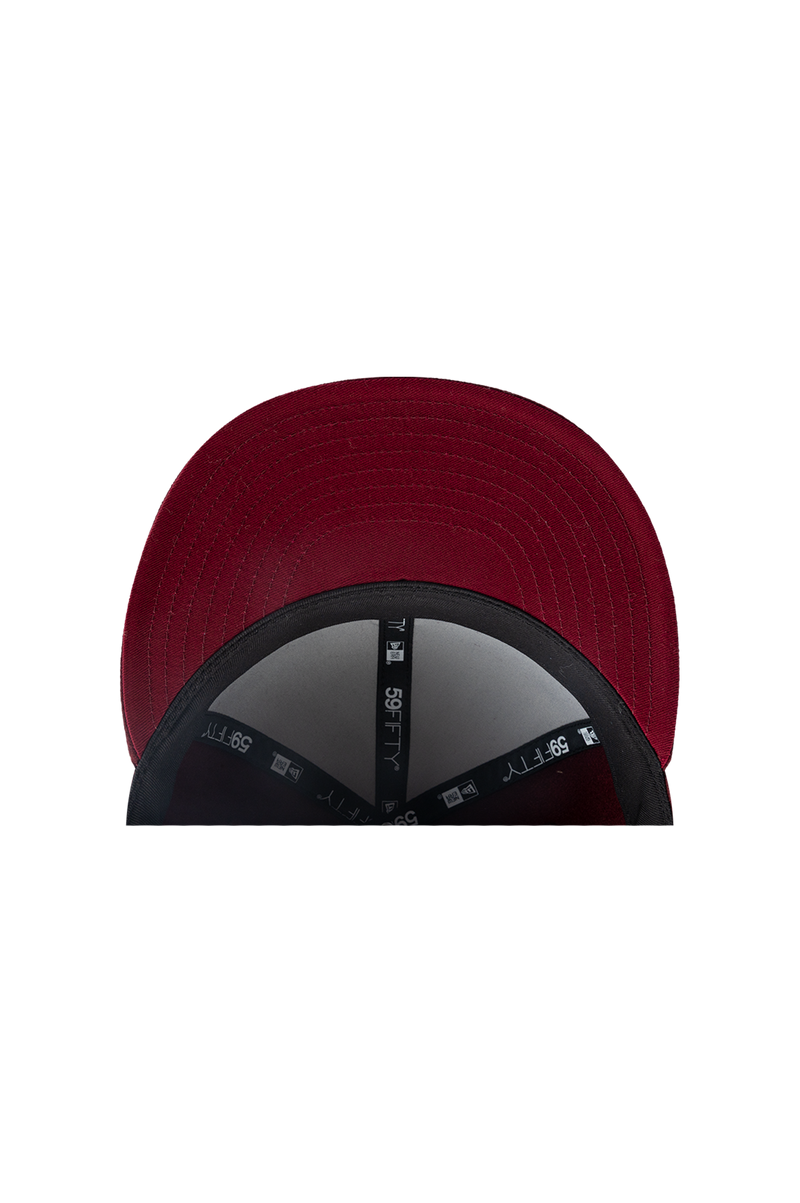 5950NEW ERA OMERTA PIN MAROON CAP