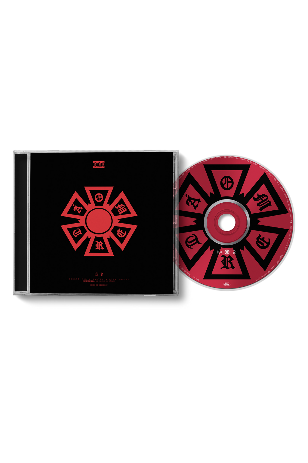 J Balvin Shop | OMERTA STANDARD CD - SIGNED
