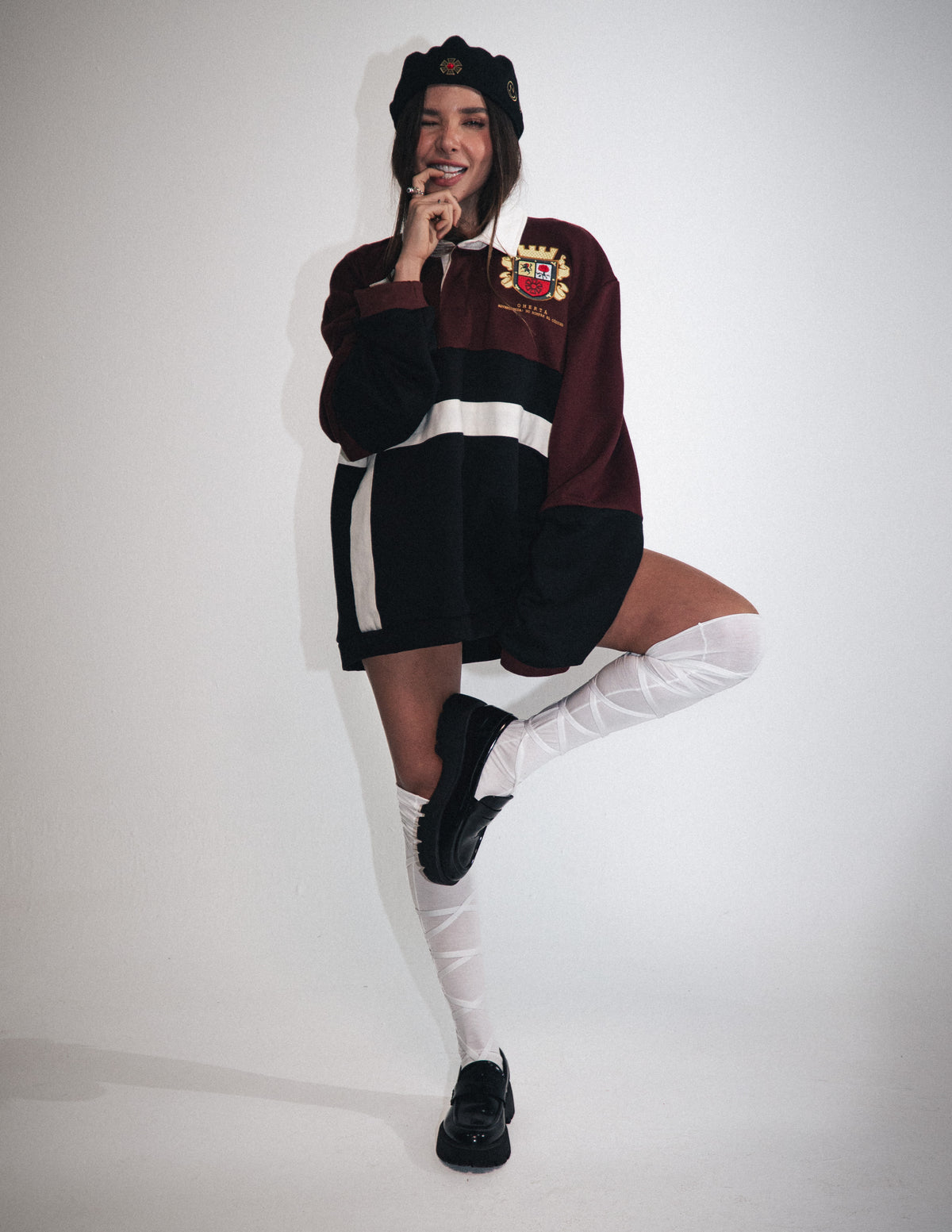 OMERTA LONG SLEEVE POLO