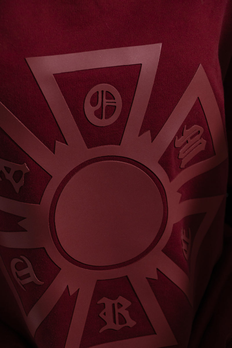 OMERTA MAROON HOODIE