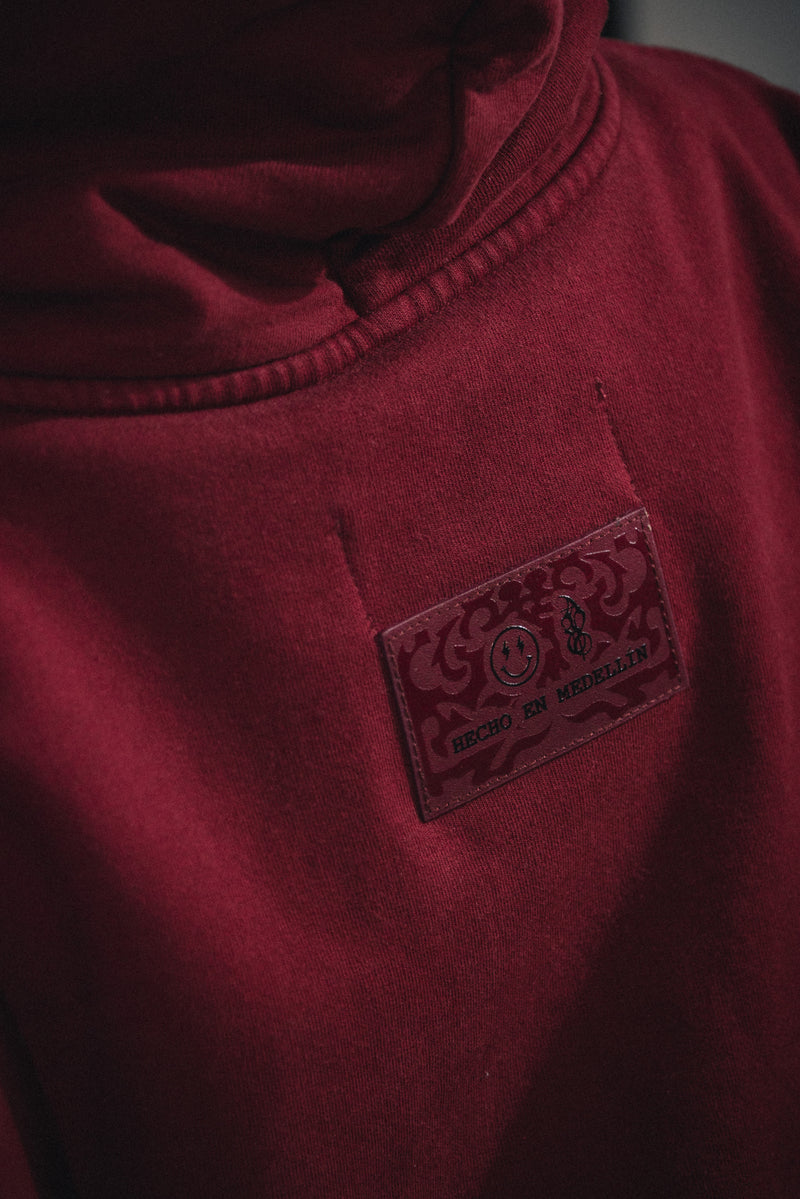 OMERTA MAROON HOODIE