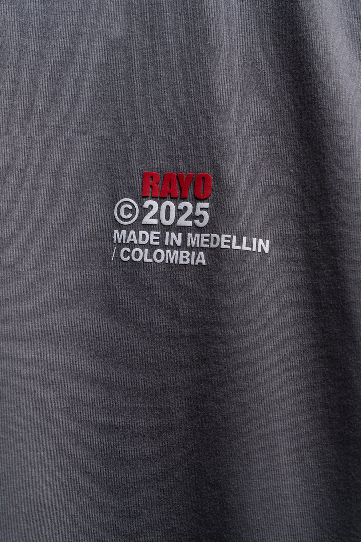 RAYO TOUR 2025 GREY T-SHIRT