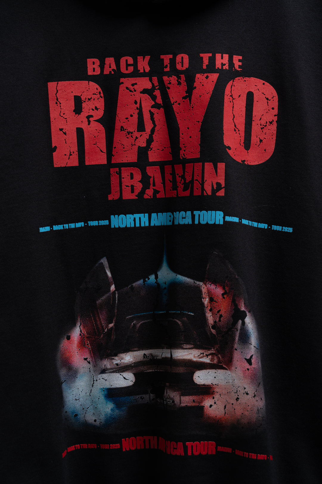 RAYO TOUR CAR BLACK HOODIE