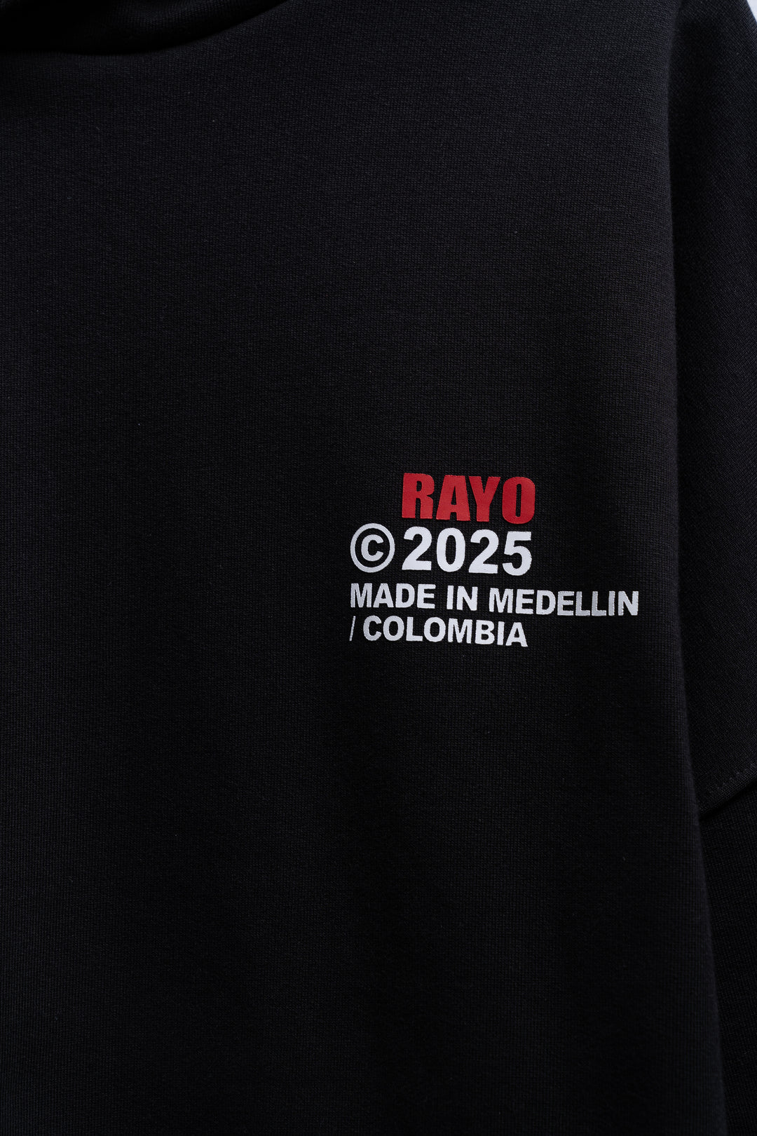 RAYO TOUR BLACK HOODIE