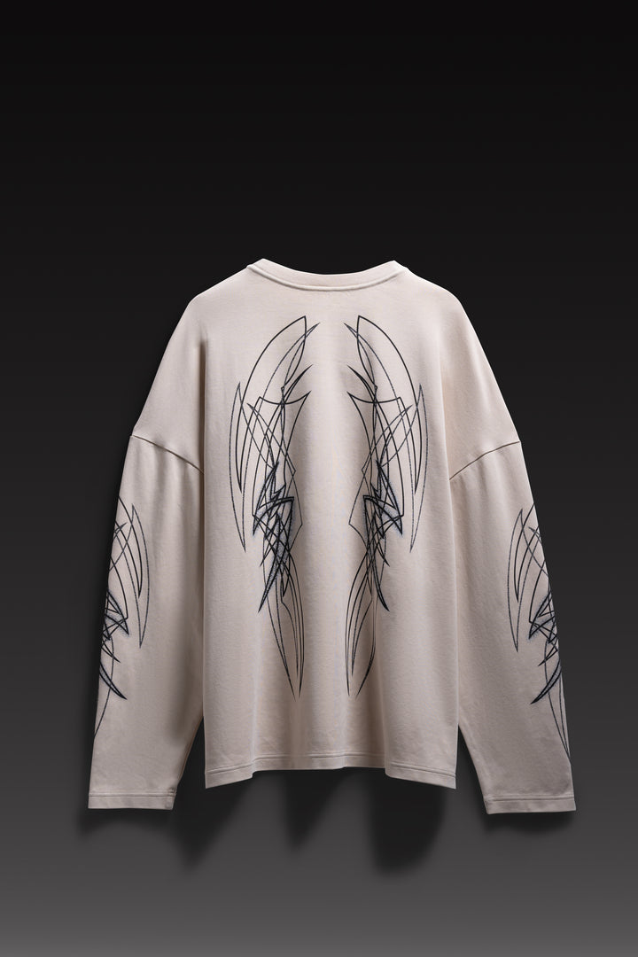 RAYO IVORY LONGSLEEVE TEE