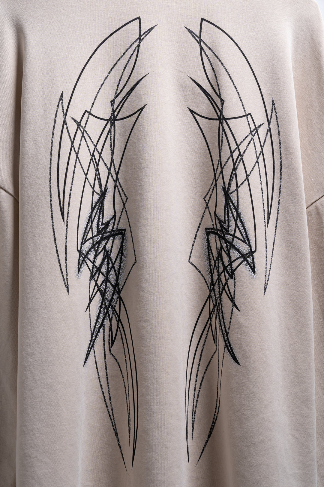 RAYO IVORY LONGSLEEVE TEE