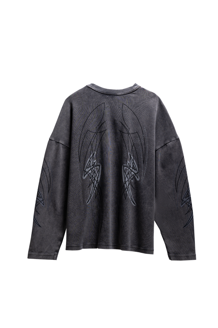 RAYO GREY LONGSLEEVE TEE