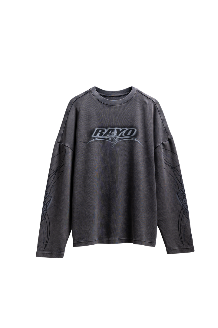 RAYO GREY LONGSLEEVE TEE