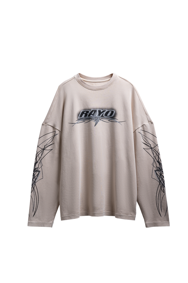 RAYO IVORY LONGSLEEVE TEE