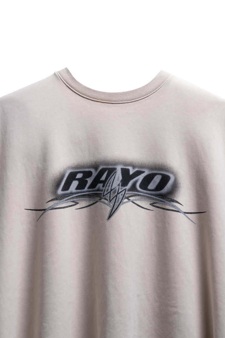RAYO IVORY SLEEVELESS TEE