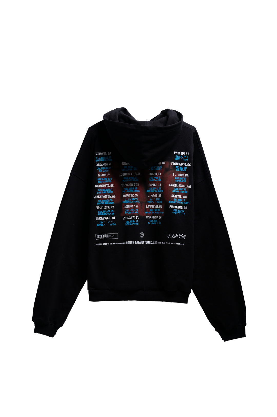 J Balvin Shop | RAYO TOUR BLACK HOODIE J Balvin Shop | RAYO TOUR BLACK HOODIE