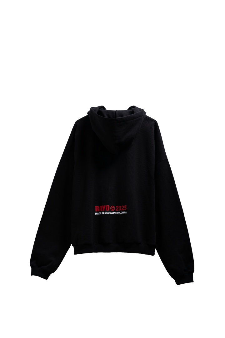 RAYO TOUR CAR BLACK HOODIE
