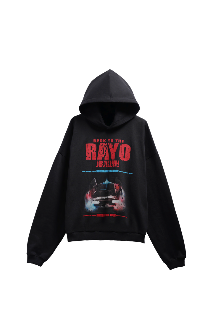 RAYO TOUR CAR BLACK HOODIE