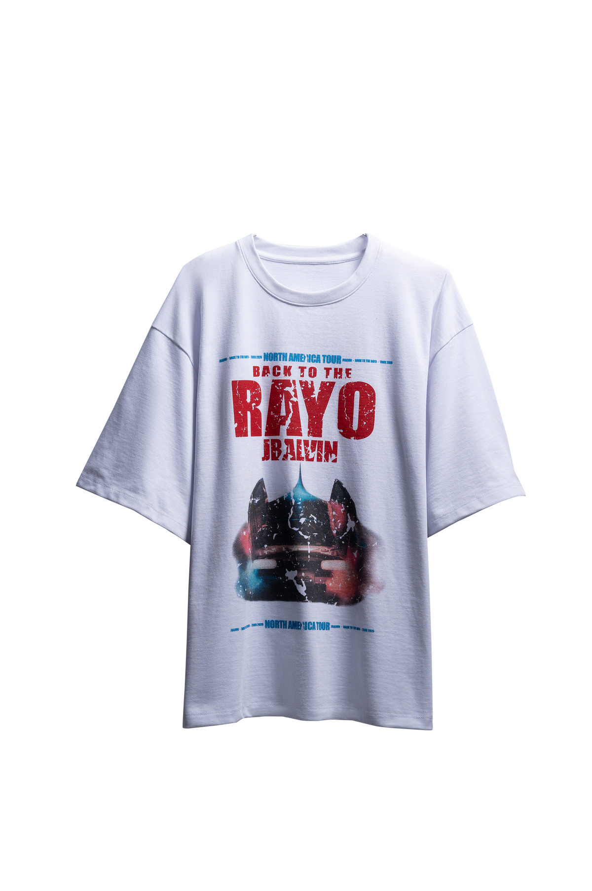 J Balvin Shop | RAYO TOUR WHITE T-SHIRT