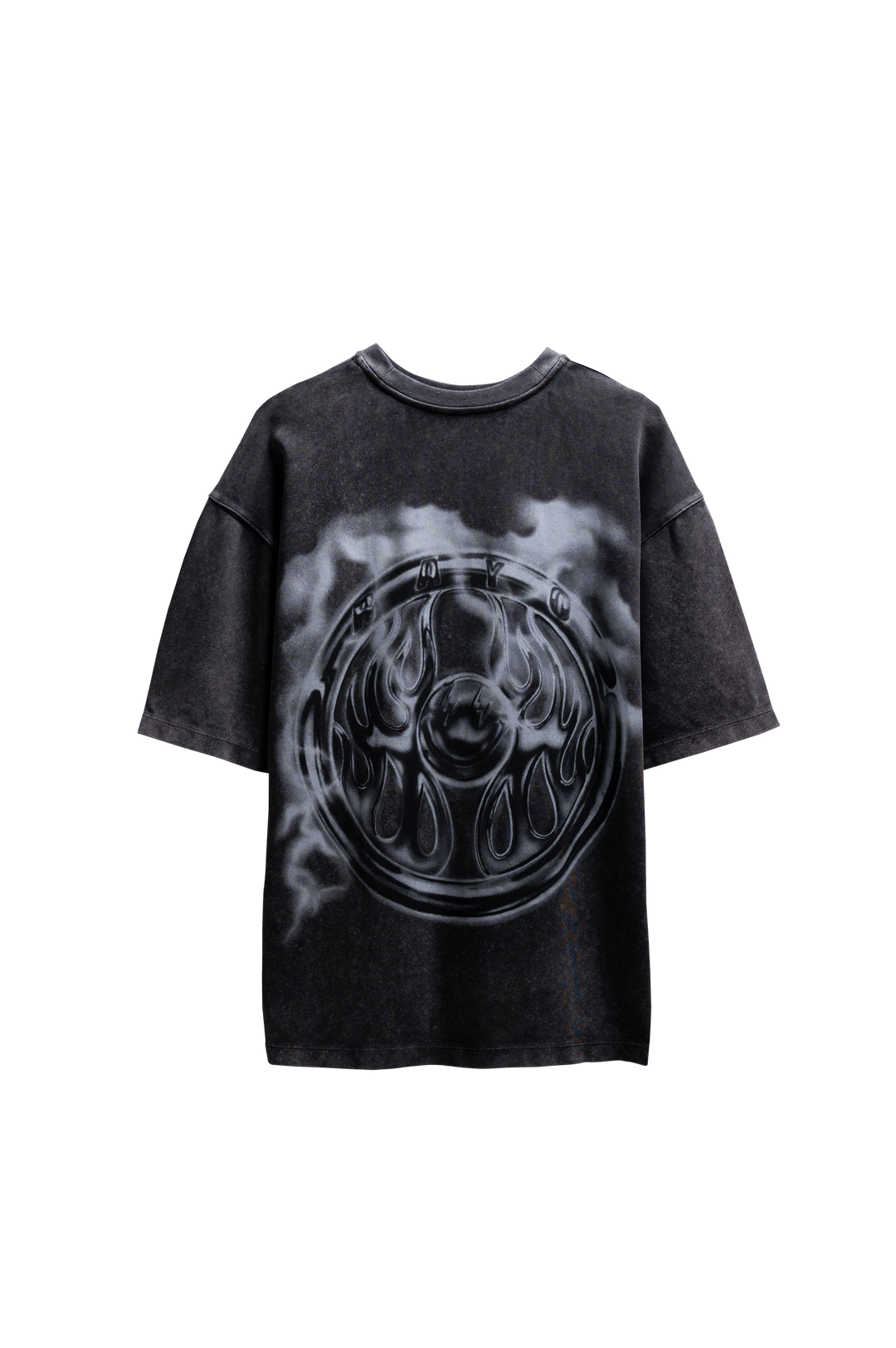 STEERING WHEEL BLACK TEE