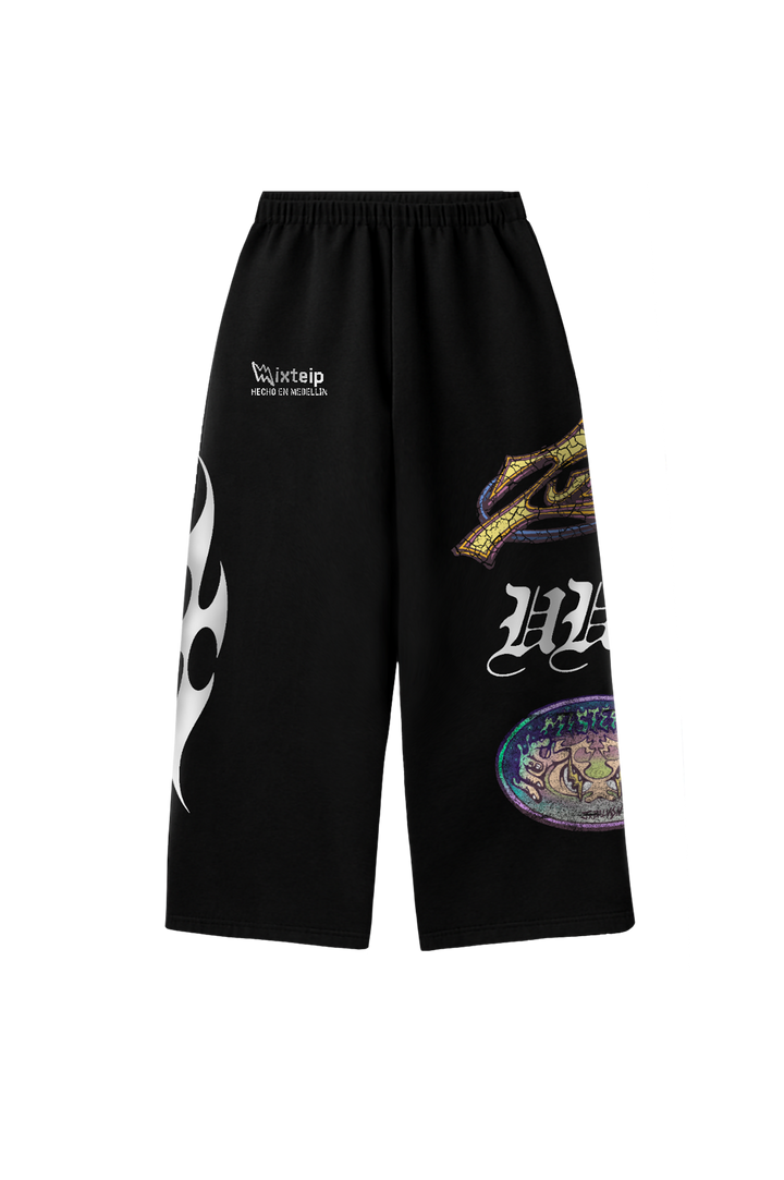 MIXTEIP BLACK SWEATPANTS