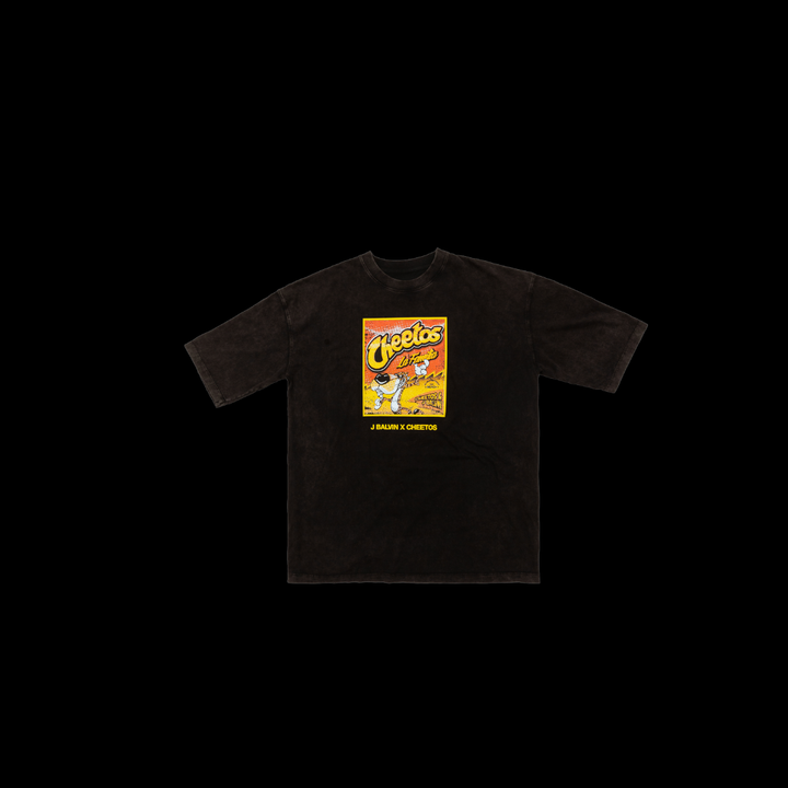 J BALVIN X CHEETOS FLAVORED FAMILIA T-SHIRT BLACK