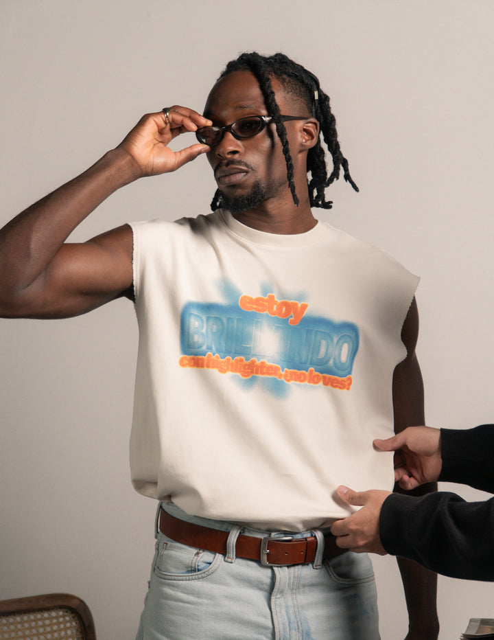 BRILLO HIT SLEEVELESS T-SHIRT