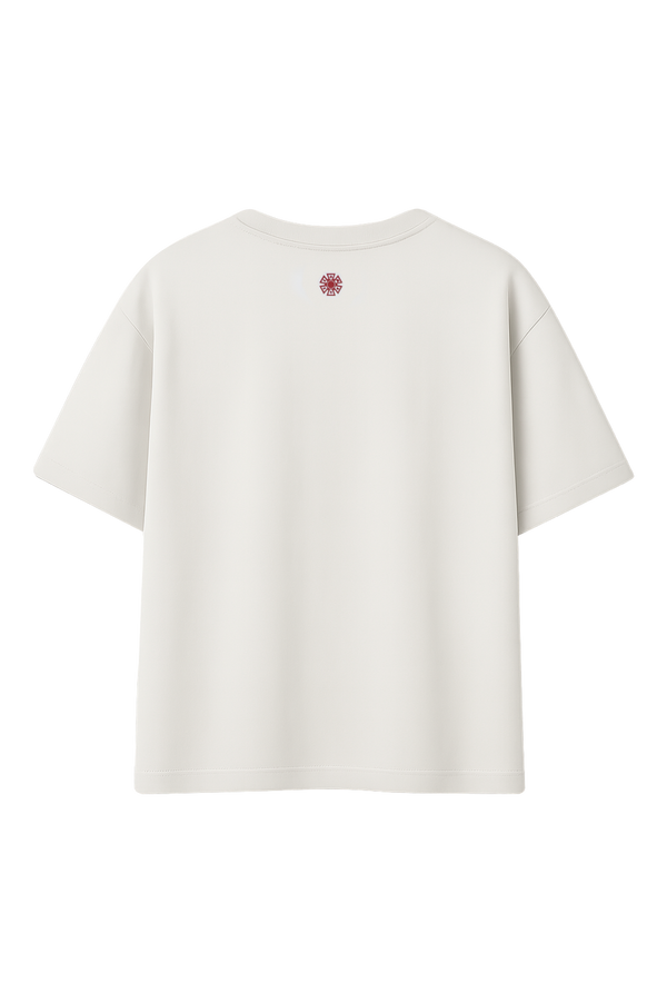 OMERTA PIN T-SHIRT IVORY