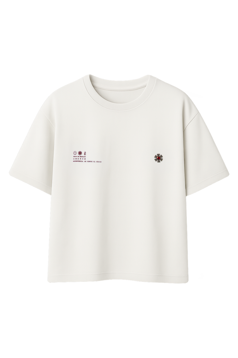 OMERTA PIN T-SHIRT IVORY