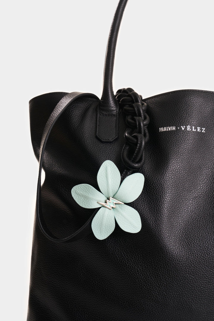 BLACK LEATHER KNOT STRAP