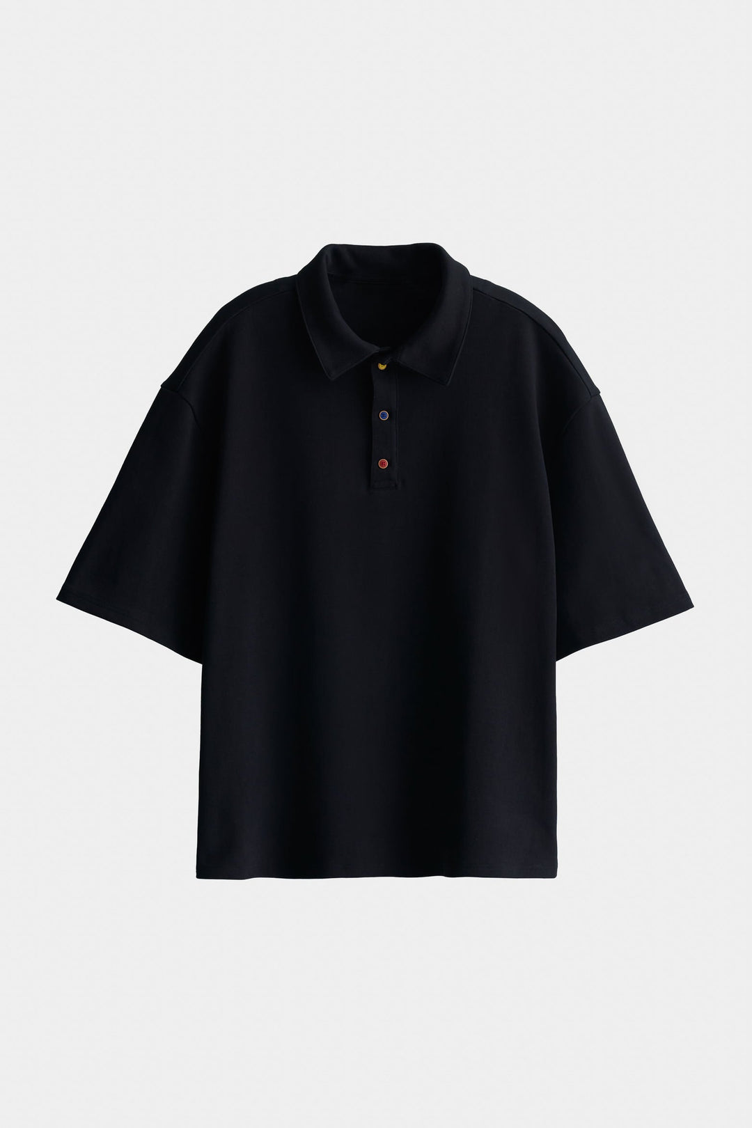 BLACK SHORT SLEEVE POLO