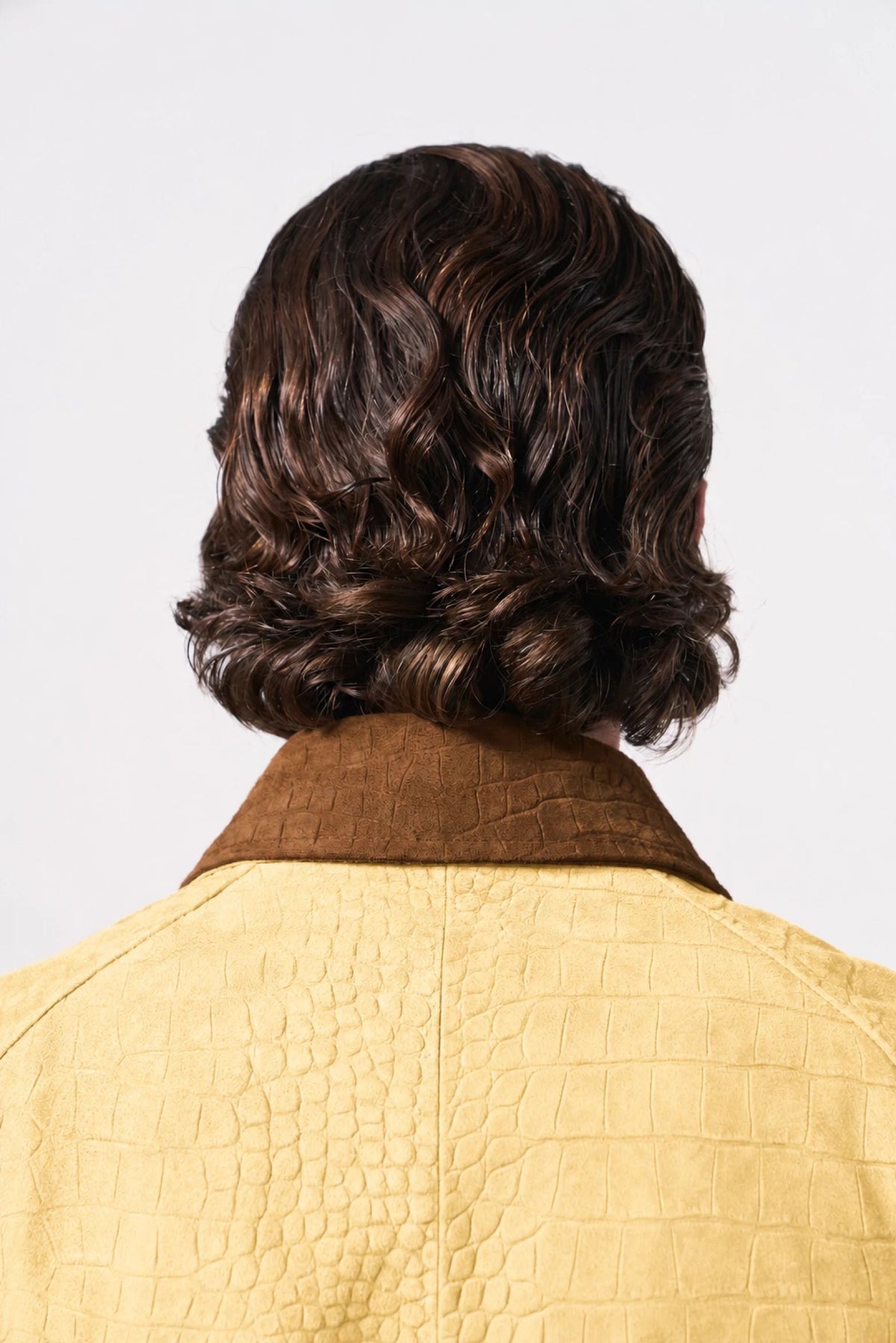 Men's Croco Suede Bomber Jacket