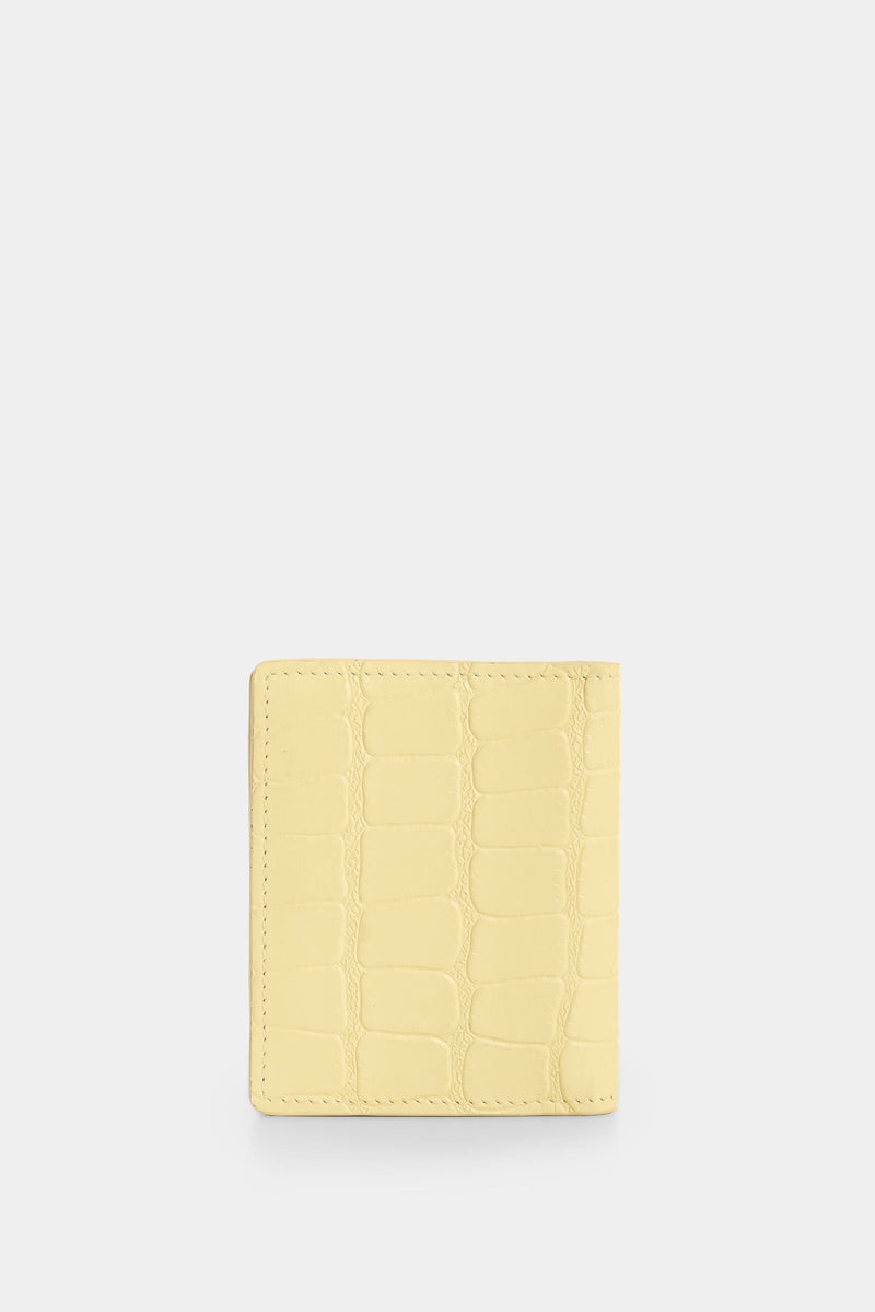 Men's Dino Croco Leather Card Holder