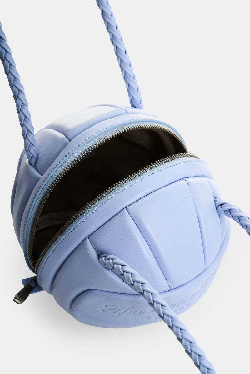 Men's Soccer Ball Leather Crossbody Bag