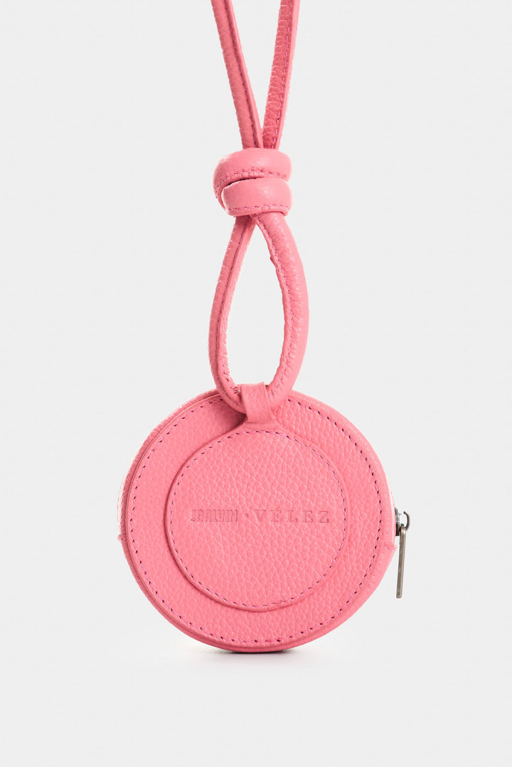 CORAL BABY LEATHER COIN PURSE