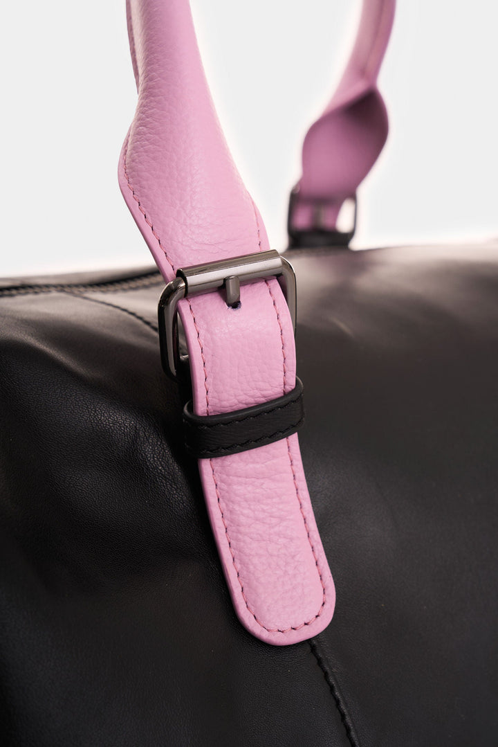 LILAC PERS BOWLING LEATHER HANDLE