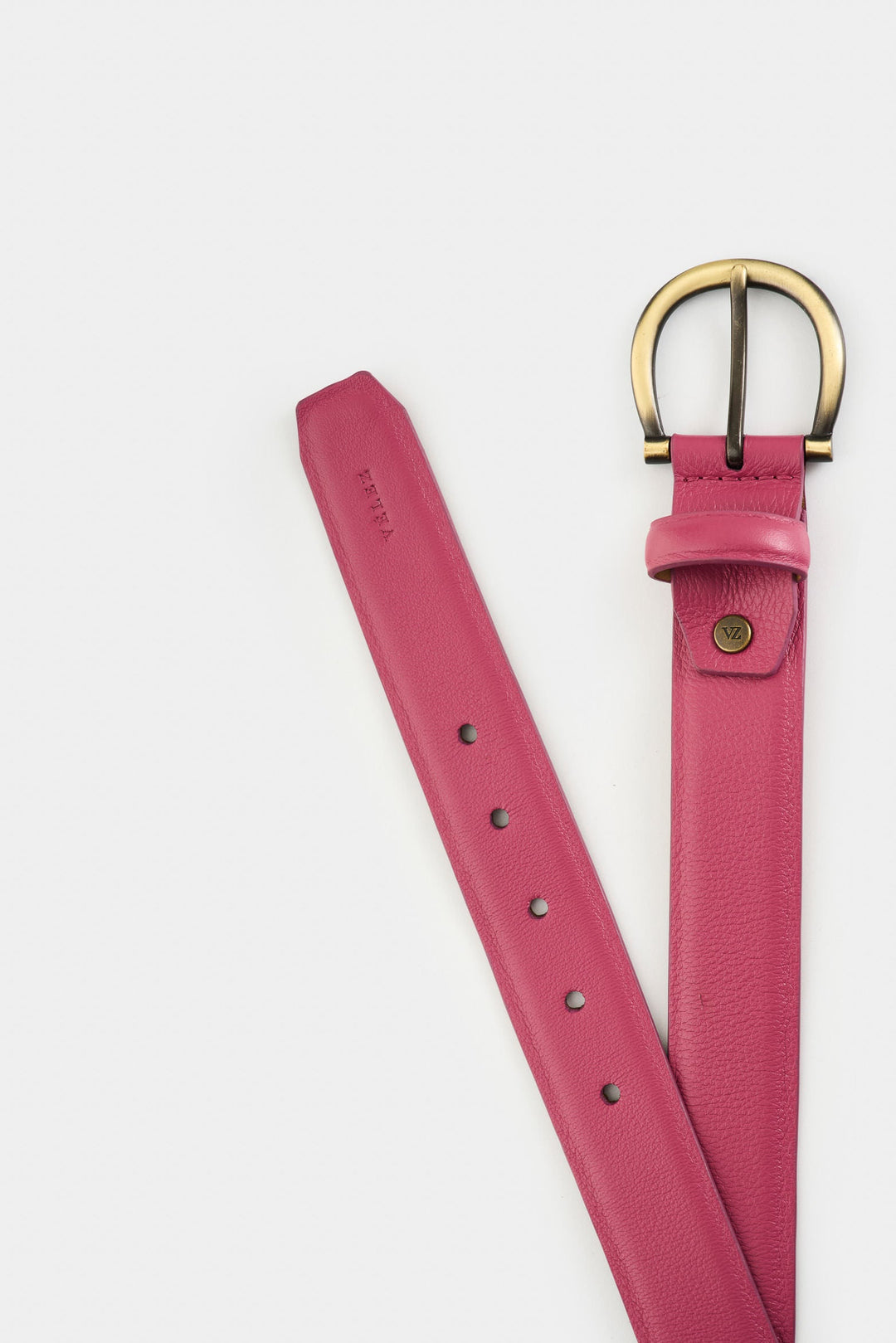 Honey Single-Sided Leather Belt for Women