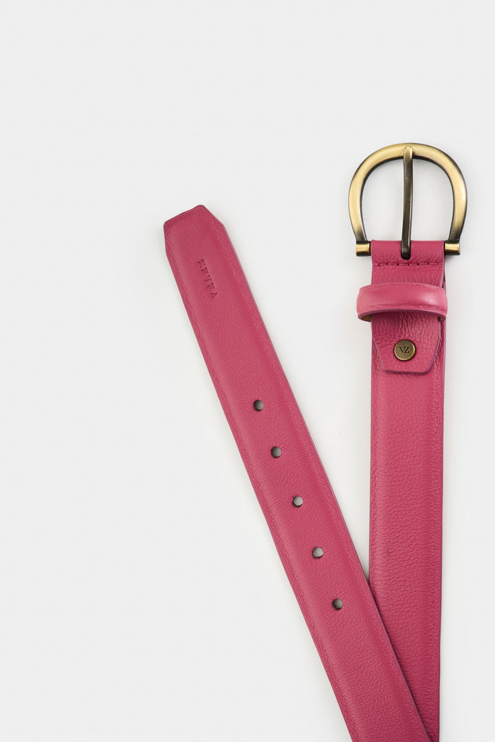 Honey Single-Sided Leather Belt for Women