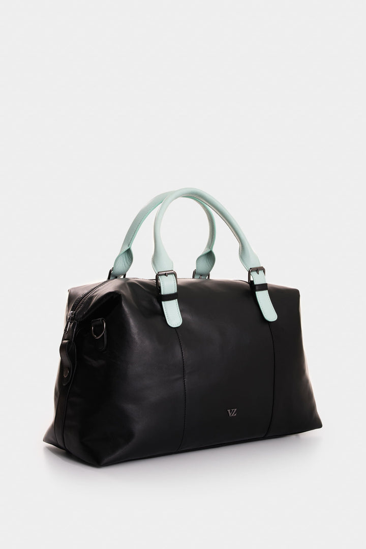 AQUAMARINE PERS BOWLING LEATHER HANDLE