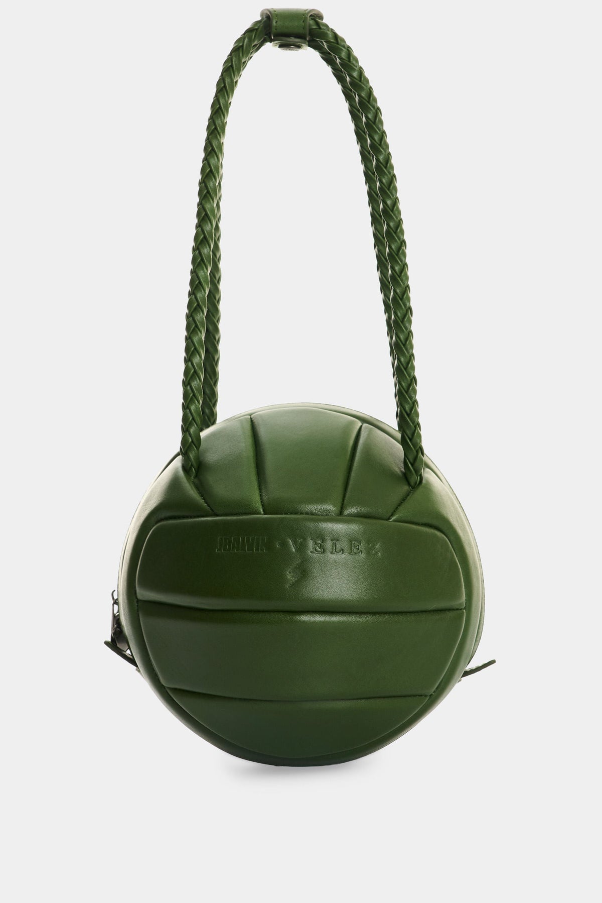 Men's Soccer Ball Leather Crossbody Bag