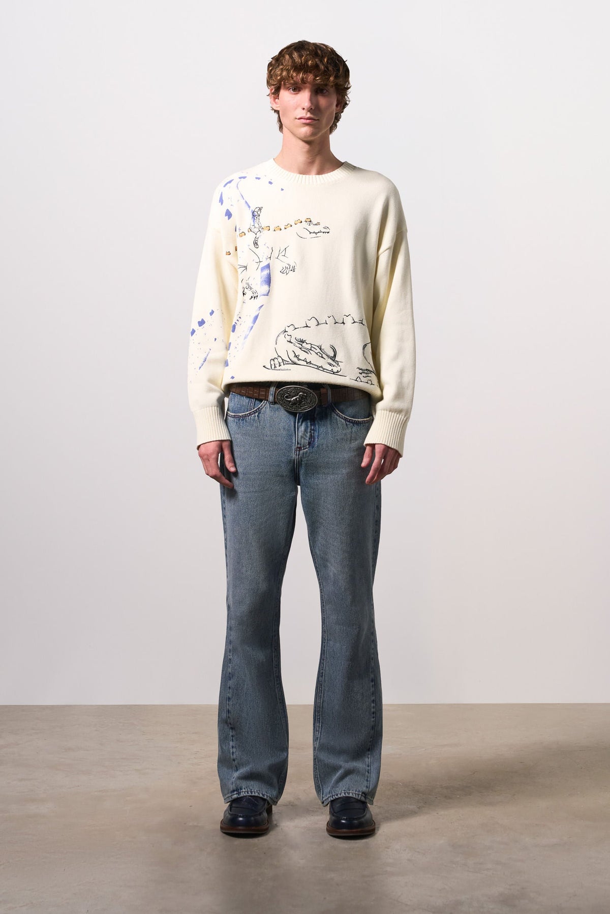Men's Dino Knit Sweater