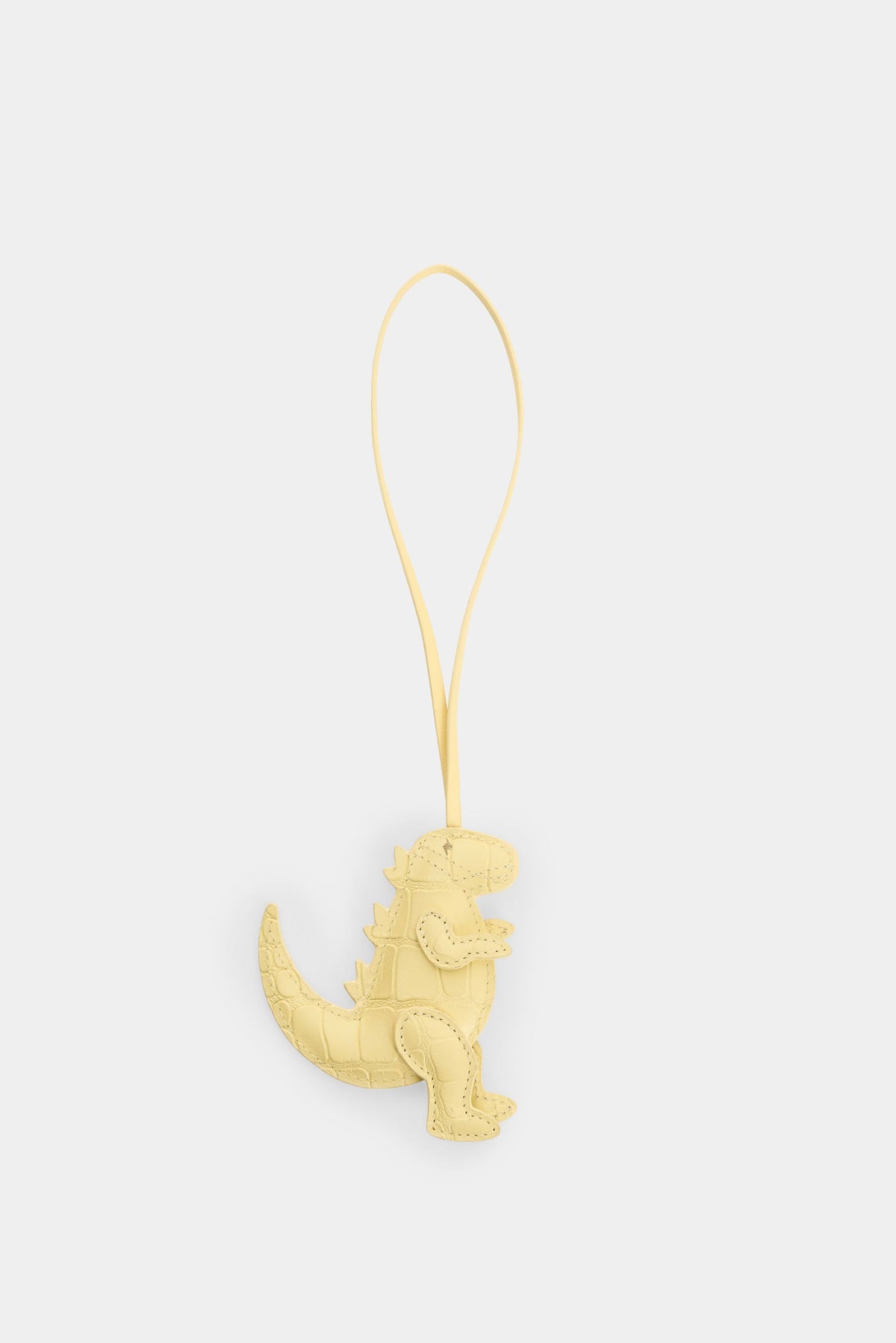 Women's Dino Croco Leather Charm