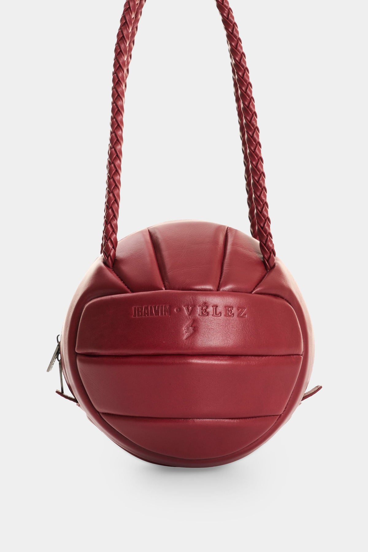 Men's Soccer Ball Leather Crossbody Bag