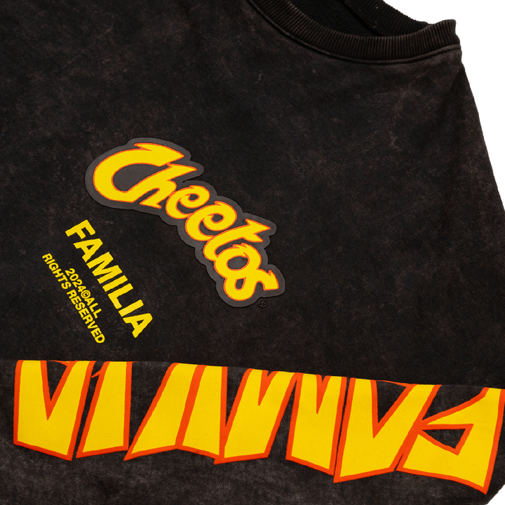 J BALVIN X CHEETOS LA FAMILIA CREWNECK BLACK