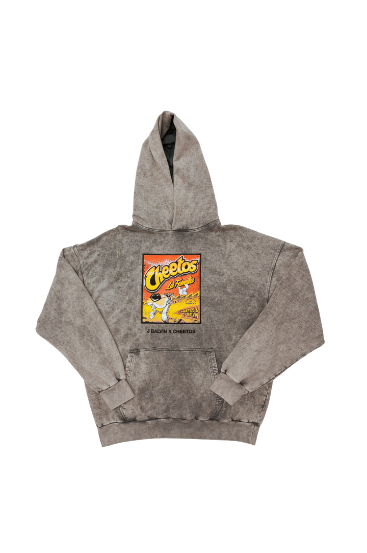 J BALVIN X CHEETOS FLAVORED FAMILIA HOODIE GREY