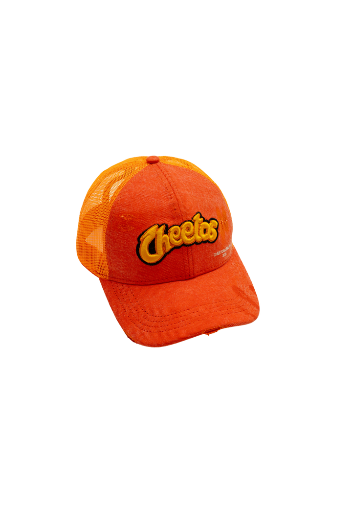 J BALVIN X CHEETOS CAP BLACK ORANGE