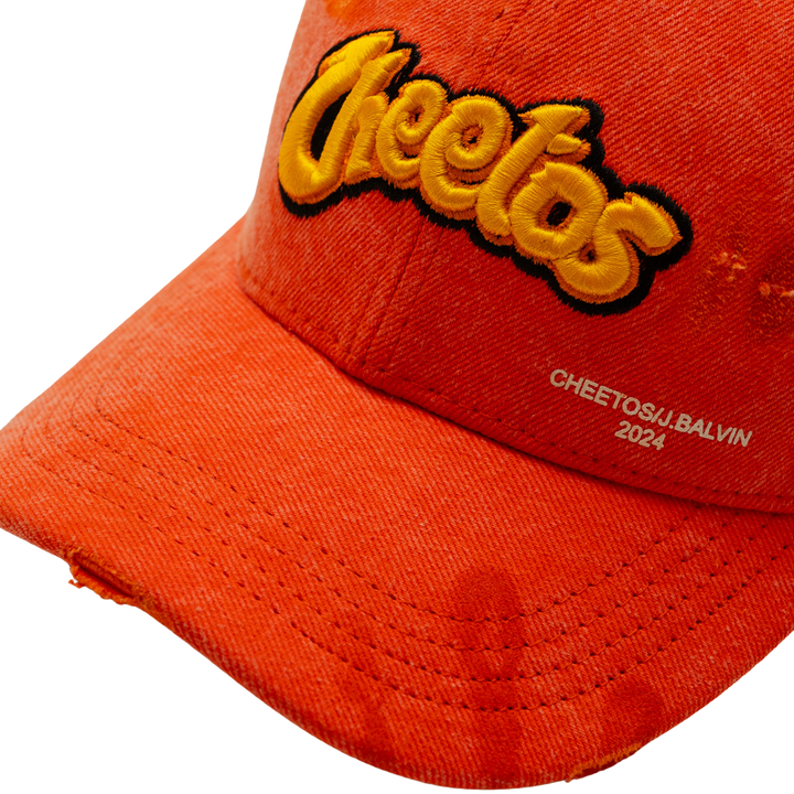 J BALVIN X CHEETOS CAP BLACK ORANGE